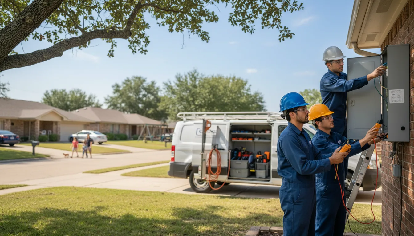 Certified electrician providing emergency electrical services in Hopkins, MO